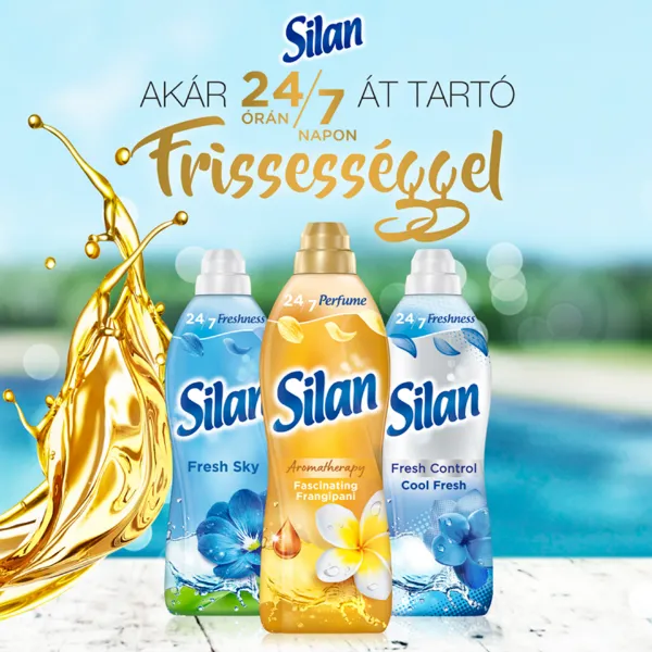 Silan Aromatherapy Fascinating Frangipani textilöblítő koncentrátum 62 mosás 1364 ml termékhez kapcsolódó kép