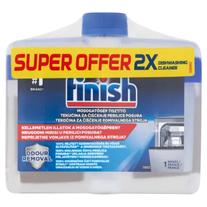 Finish mosogatógép tisztító 2 x 250 ml termékhez kapcsolódó kép