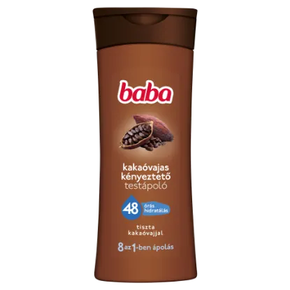 BABA testápoló 400ml Kakaóvaj termékhez kapcsolódó kép