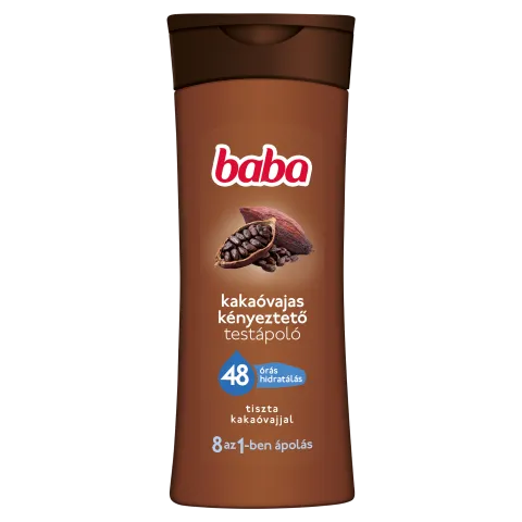BABA testápoló 400ml Kakaóvaj termékhez kapcsolódó kép