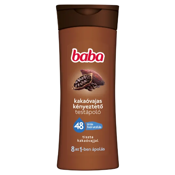 BABA testápoló 400ml Kakaóvaj termékhez kapcsolódó kép