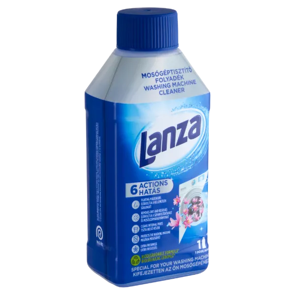 Lanza mosógéptisztító folyadék 250 ml termékhez kapcsolódó kép