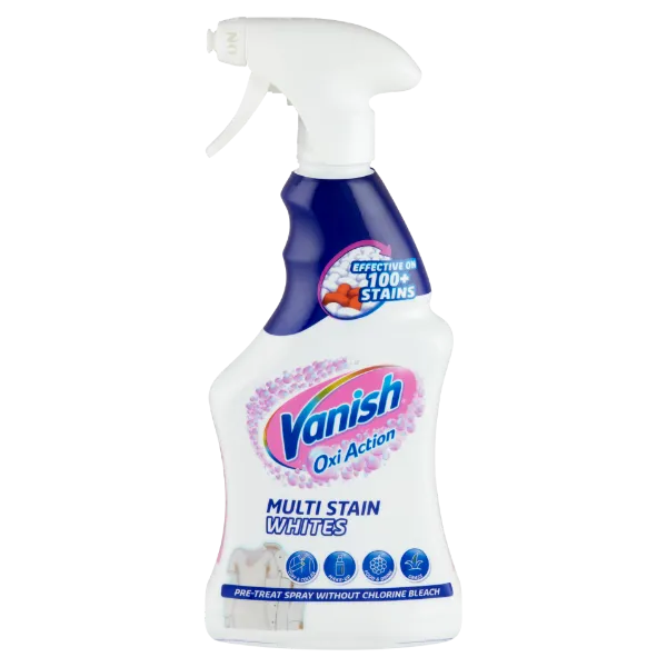 Vanish Oxi Action folteltávolító és fehérítő előkezelő spray 500 ml termékhez kapcsolódó kép