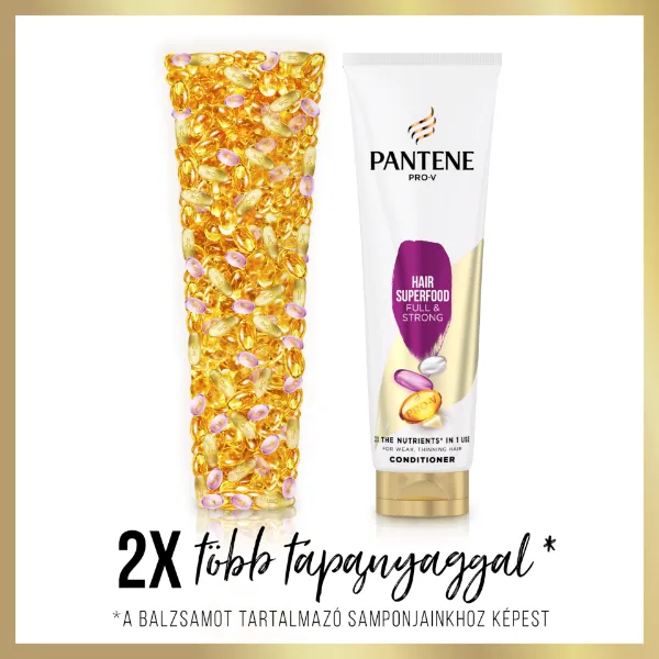 Pantene Pro-V Hair Superfood Full & Strong hajkondicionáló 275ML termékhez kapcsolódó kép