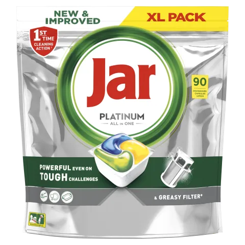Jar Platinum Lemon All In One Mosogatókapszula, 90 db termékhez kapcsolódó kép