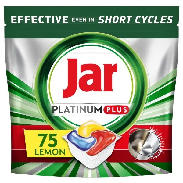 Jar Platinum Plus Lemon All In One Mosogatókapszula, 75 db termékhez kapcsolódó kép