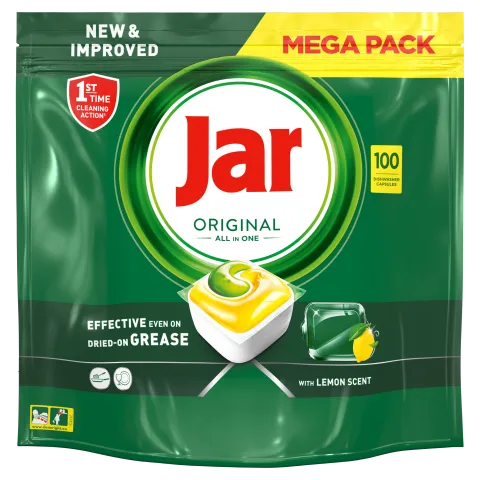Jar Original Lemon All In One Mosogatókapszula, 100 db termékhez kapcsolódó kép