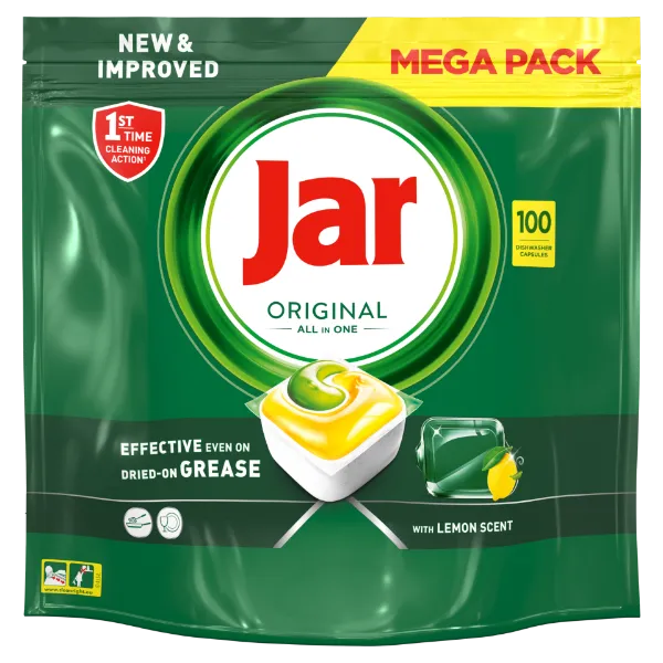 Jar Original Lemon All In One Mosogatókapszula, 100 db termékhez kapcsolódó kép