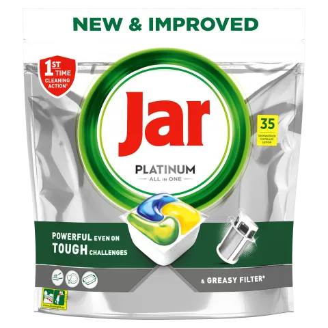 Jar Platinum Lemon All In One Mosogatókapszula, 35 db termékhez kapcsolódó kép