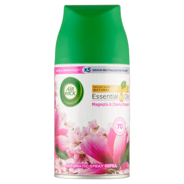Air Wick Freshmatic Magnólia és Cseresznyevirág automata légfrissítő spray utántöltő 250 ml termékhez kapcsolódó kép