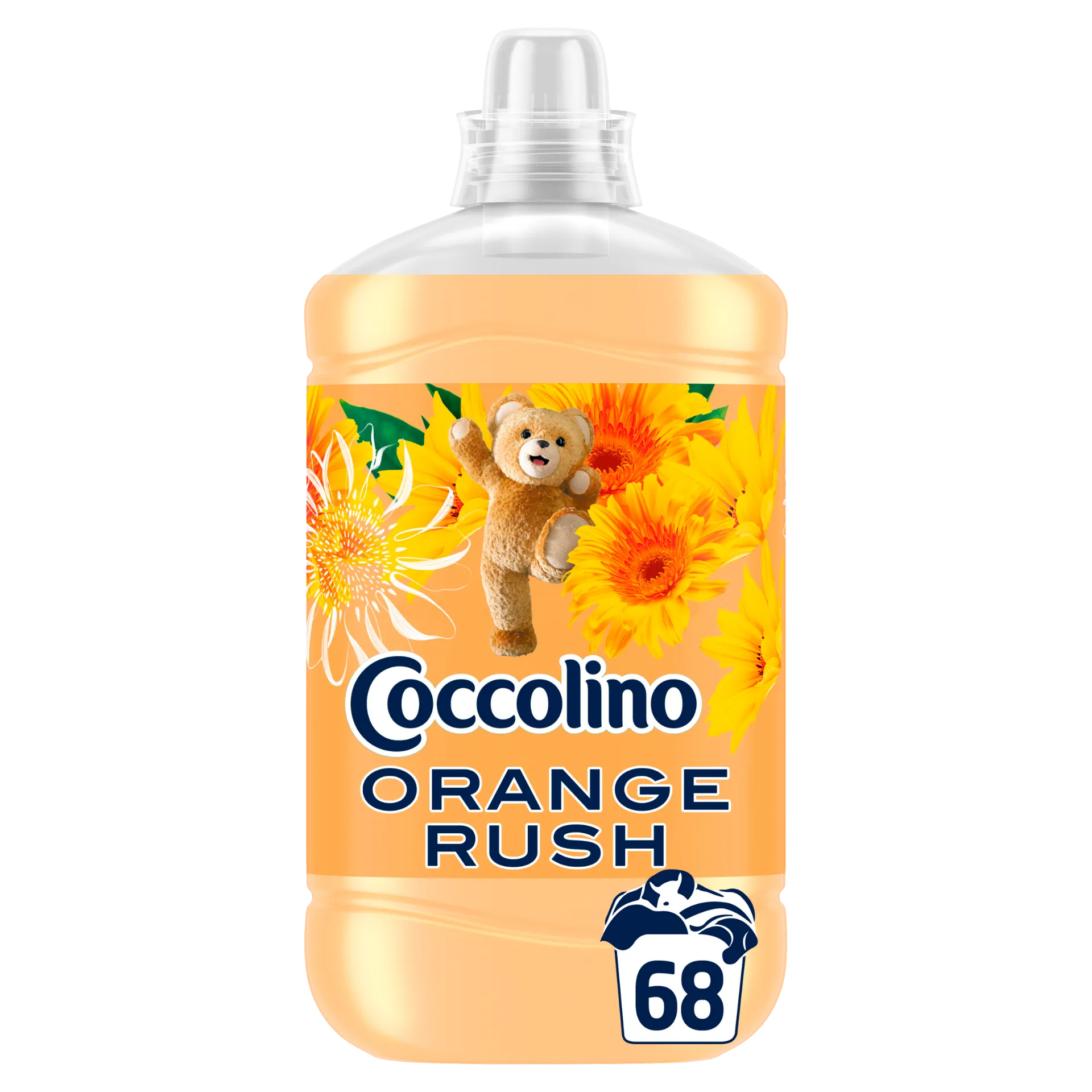 Coccolino Fresh & Soft Orange Rush öblítőkoncentrátum 68 mosás 1700 ml