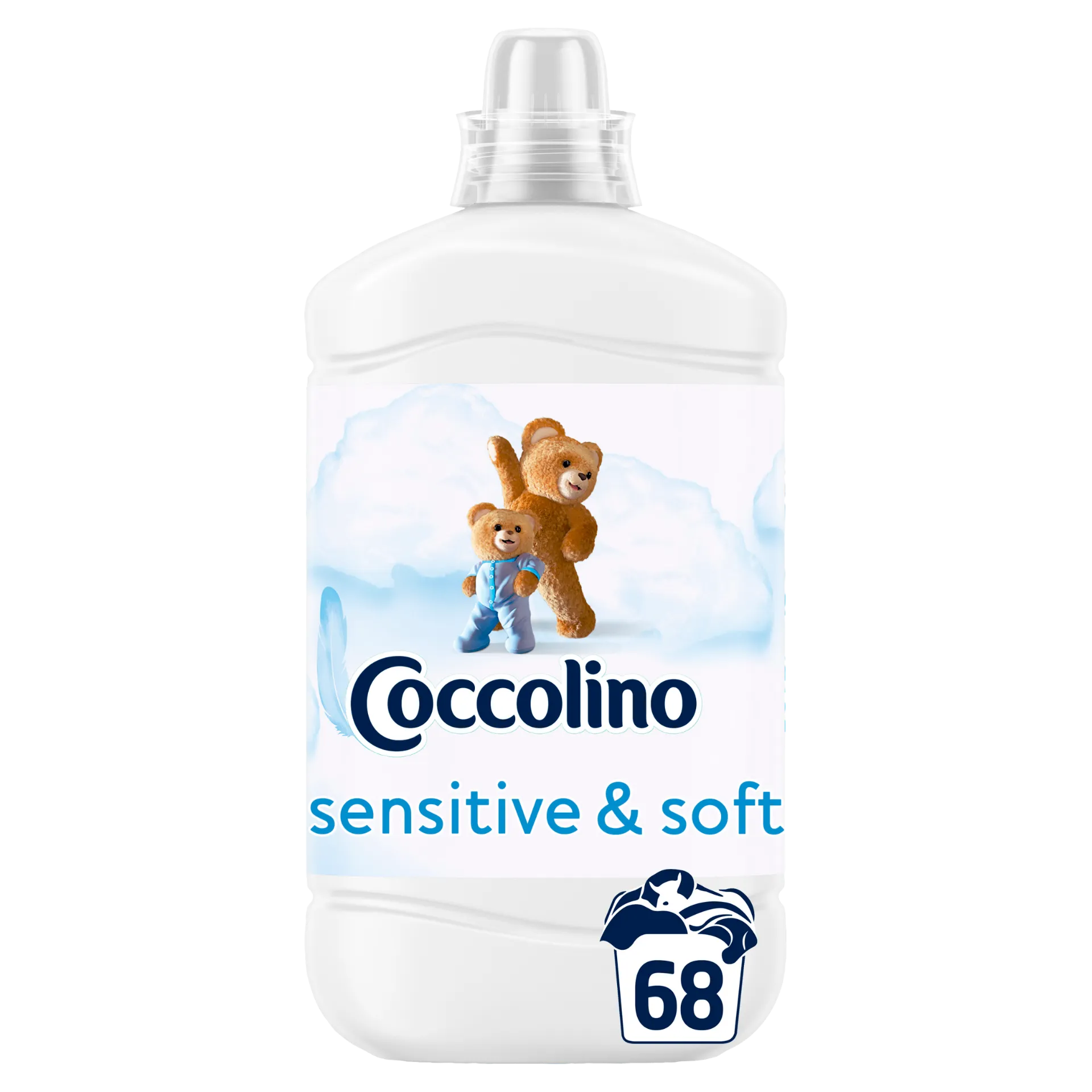 Coccolino Sensitive & Soft öblítőkoncentrátum 68 mosás 1700 ml