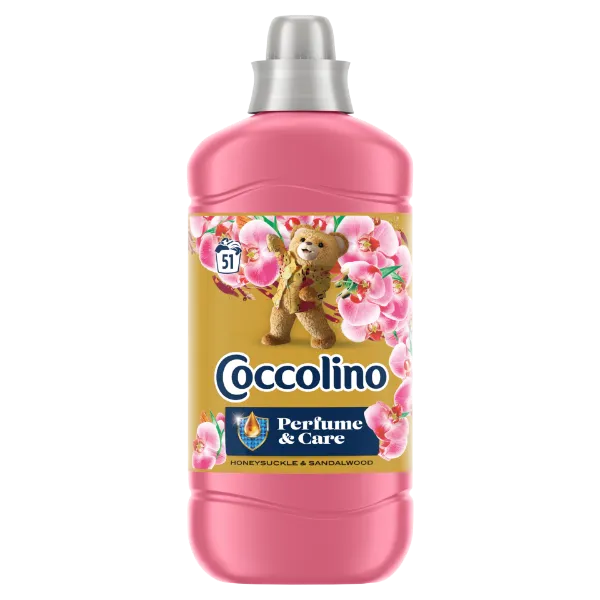 Coccolino Perfume & Care Honeysuckle & Sandalwood öblítőkoncentrátum 51 mosás 1275 ml termékhez kapcsolódó kép