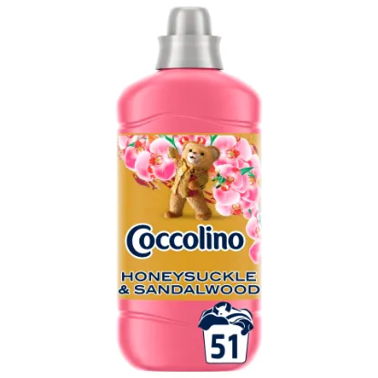 Coccolino Perfume & Care Honeysuckle & Sandalwood öblítőkoncentrátum 51 mosás 1275 ml termékhez kapcsolódó kép