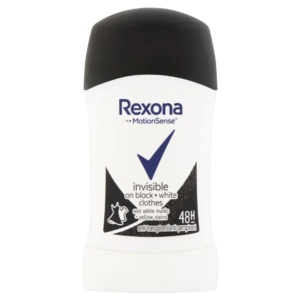 Rexona Invisible On Black + White Clothes izzadásgátló stift 40 ml termékhez kapcsolódó kép