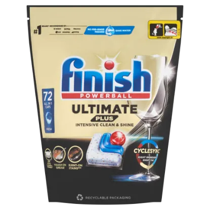 Finish Powerball Ultimate Plus All in 1 Regular mosogatógép kapszula 72 db 878,4 g termékhez kapcsolódó kép