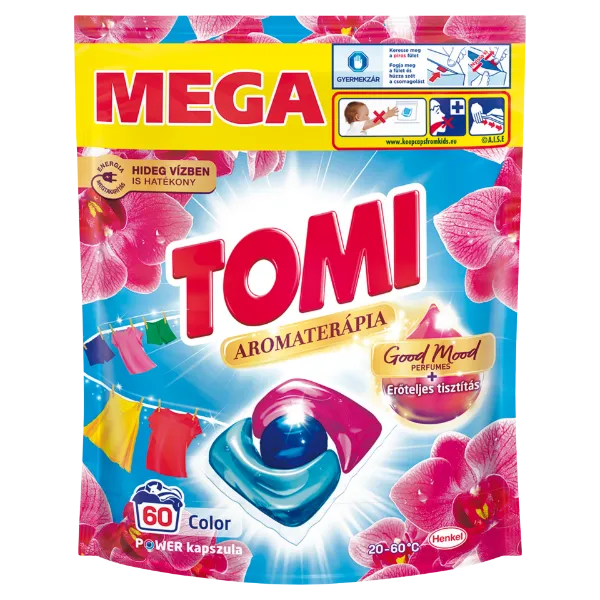 Tomi Aromaterápia Orchidea Color Power mosószer kapszula 60 mosás 720 g termékhez kapcsolódó kép