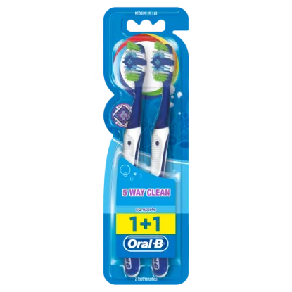 Oral-B Complete 5 Way Clean  Manuális Fogkefe, 2 db termékhez kapcsolódó kép