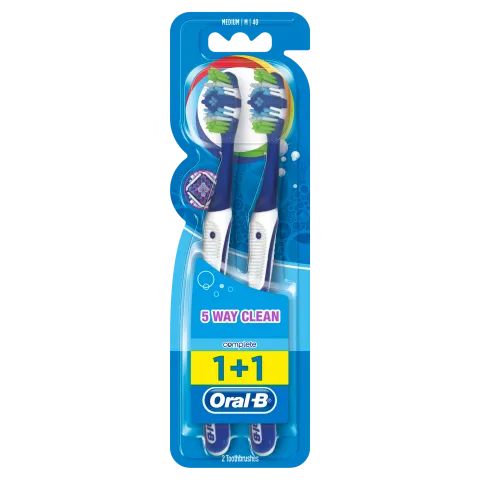 Oral-B Complete 5 Way Clean  Manuális Fogkefe, 2 db termékhez kapcsolódó kép