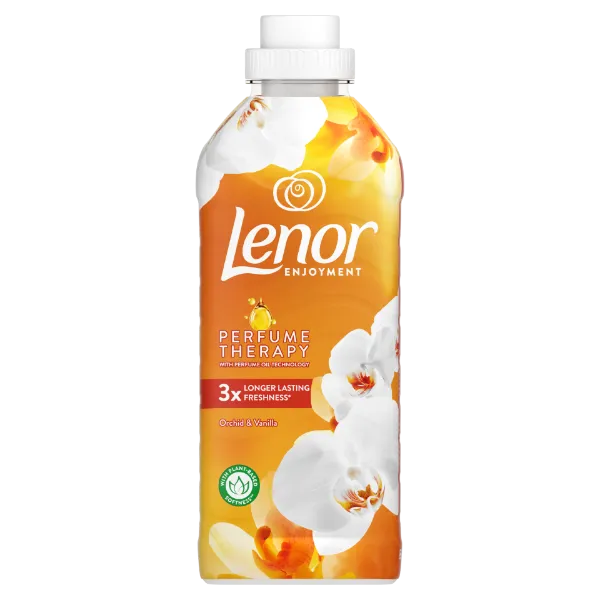 Lenor Vanília Orchidea és Aranyló Borostyán Öblítő 28 Mosáshoz termékhez kapcsolódó kép
