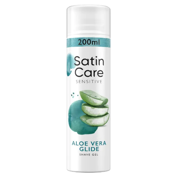 Gillette Satin Care Sensitive Aloe Vera Glide Borotvazselé, 200 ml termékhez kapcsolódó kép