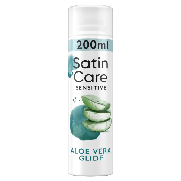 Gillette Satin Care Sensitive Aloe Vera Glide Borotvazselé, 200 ml termékhez kapcsolódó kép
