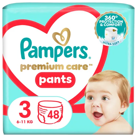 Pampers Premium Care Bugyipelenka, Méret: 3, 48 db Bugyipelenka, 6kg -11kg termékhez kapcsolódó kép