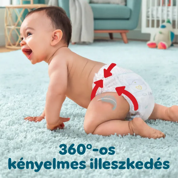 Pampers Premium Care Bugyipelenka, Méret: 6, 31 db Bugyipelenka, 15kg+ termékhez kapcsolódó kép
