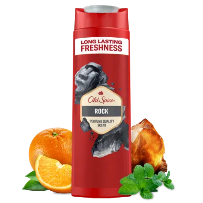 Old Spice Rock Tusfürdő És Sampon Férfiaknak 400 ml, 3az1-ben, Hosszan Tartó Frissesség termékhez kapcsolódó kép