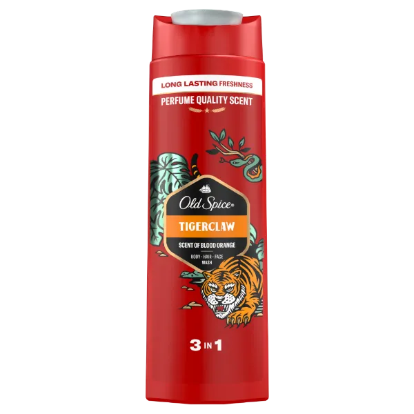 Old Spice Tigerclaw Tusfürdő És Sampon Férfiaknak, 400 ml termékhez kapcsolódó kép