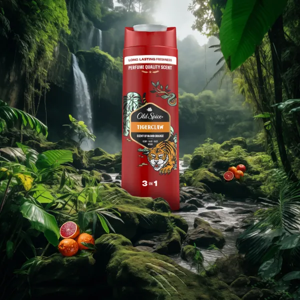 Old Spice Tigerclaw Tusfürdő És Sampon Férfiaknak, 400 ml termékhez kapcsolódó kép