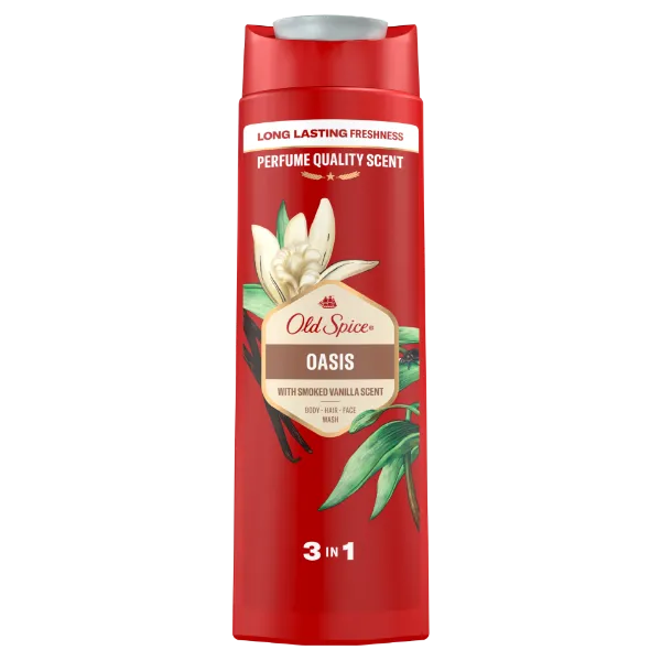 Old Spice Oasis Tusfürdő És Sampon Férfiaknak 400 ml, 3az1-ben, Hosszan Tartó Frissesség termékhez kapcsolódó kép