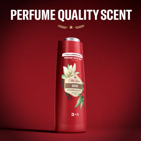Old Spice Oasis Tusfürdő És Sampon Férfiaknak 400 ml, 3az1-ben, Hosszan Tartó Frissesség termékhez kapcsolódó kép