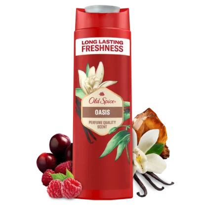 Old Spice Oasis Tusfürdő És Sampon Férfiaknak 400 ml, 3az1-ben, Hosszan Tartó Frissesség termékhez kapcsolódó kép
