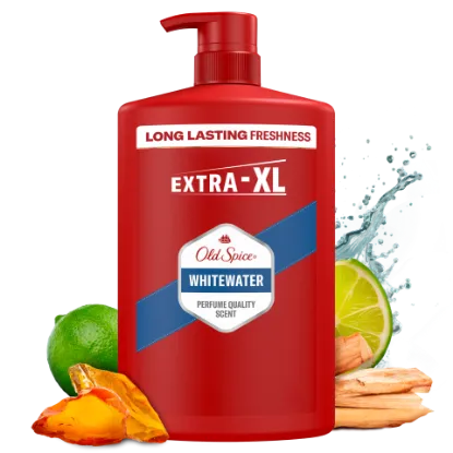 Old Spice Whitewater Tusfürdő És Sampon Férfiaknak 1000ml,3az1-ben,Hosszan Tartó Frissesség termékhez kapcsolódó kép