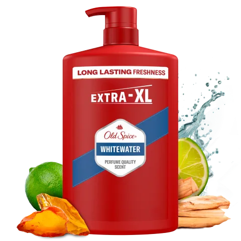 Old Spice Whitewater Tusfürdő És Sampon Férfiaknak 1000ml,3az1-ben,Hosszan Tartó Frissesség termékhez kapcsolódó kép