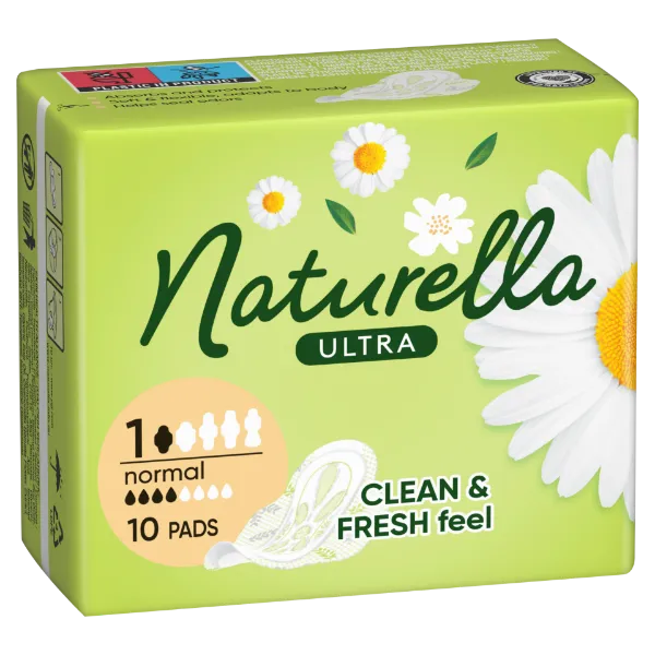 Naturella egészségügyi betét Ultra Camomile 10 termékhez kapcsolódó kép