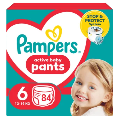 Pampers  Bugyipelenka, Méret: 6, 84 db Pelenka, 14kg - 19kg termékhez kapcsolódó kép