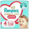 Pampers Premium Care Bugyipelenka, Méret: 4, 38 db Bugyipelenka, 9kg-15kg termékhez kapcsolódó kép