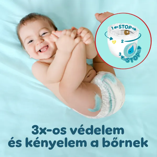 Pampers Premium Care Bugyipelenka, Méret: 5, 34 db Bugyipelenka, 12kg - 17kg termékhez kapcsolódó kép