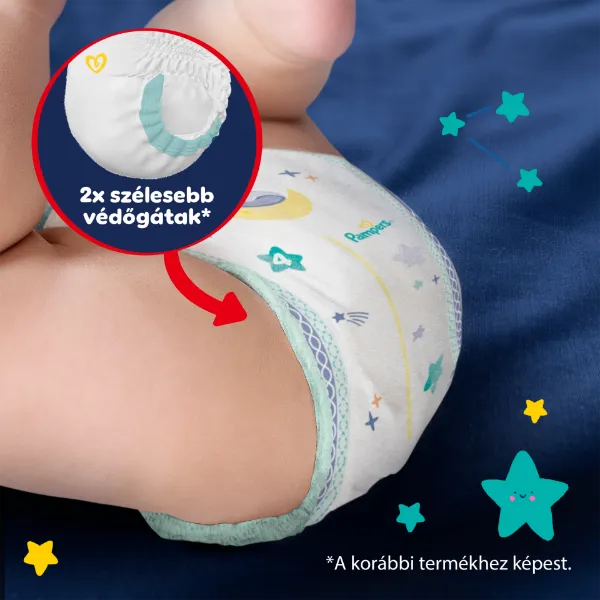 Pampers Night Pants Éjszakai Bugyipelenka, 4 Méret, 25 Bugyipelenka, 9kg-15kg termékhez kapcsolódó kép