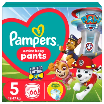 Pampers Pants Paw Patrol Kiadás, Méret: 5, 66 db Pelenka, 12kg - 17kg termékhez kapcsolódó kép