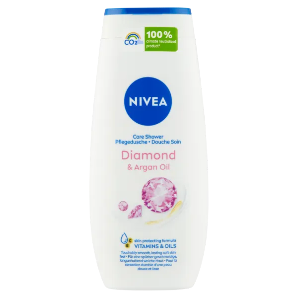 NIVEA Diamond & Argan Oil ápoló hatású krémtusfürdő 250 ml termékhez kapcsolódó kép