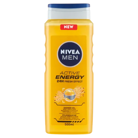 NIVEA MEN Active Energy tusfürdő 500 ml termékhez kapcsolódó kép