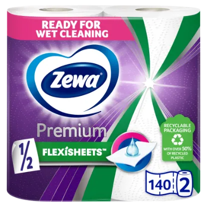 Zewa Premium háztartási papírtörlő 2 rétegű 2 tekercs termékhez kapcsolódó kép