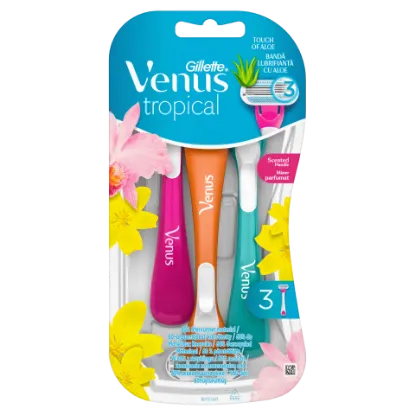 Gillette Venus Tropical Eldobható Borotva, 3 Db/Csomag termékhez kapcsolódó kép