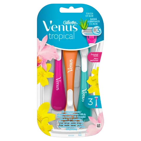 Gillette Venus Tropical Eldobható Borotva, 3 Db/Csomag termékhez kapcsolódó kép