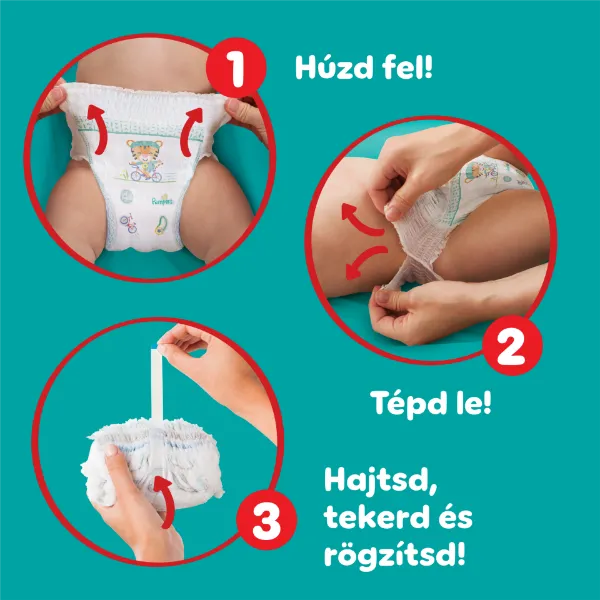 Pampers Pants Bugyipelenka, Méret: 8, 32 db pelenka, 17kg+ termékhez kapcsolódó kép