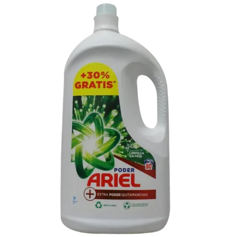 Ariel folyékony mosószer 80 mosás 4 l Extra Stain Removing Power termékhez kapcsolódó kép