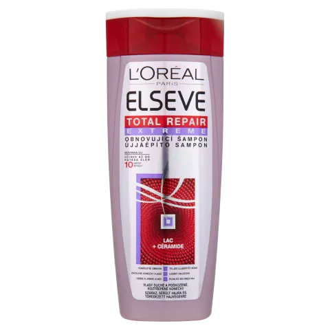 ĽOréal Paris Elseve Total Repair Extreme újjáépítő sampon 250 Ml termékhez kapcsolódó kép
